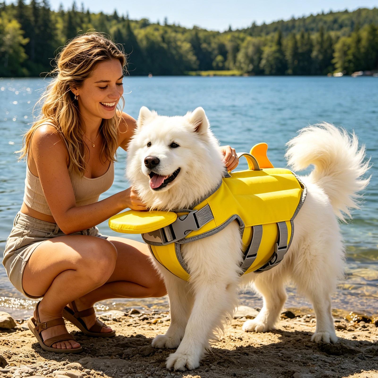 For Puppy Small Medium Pet Poo - Life Jacket Buoyancy ulasan dan harga