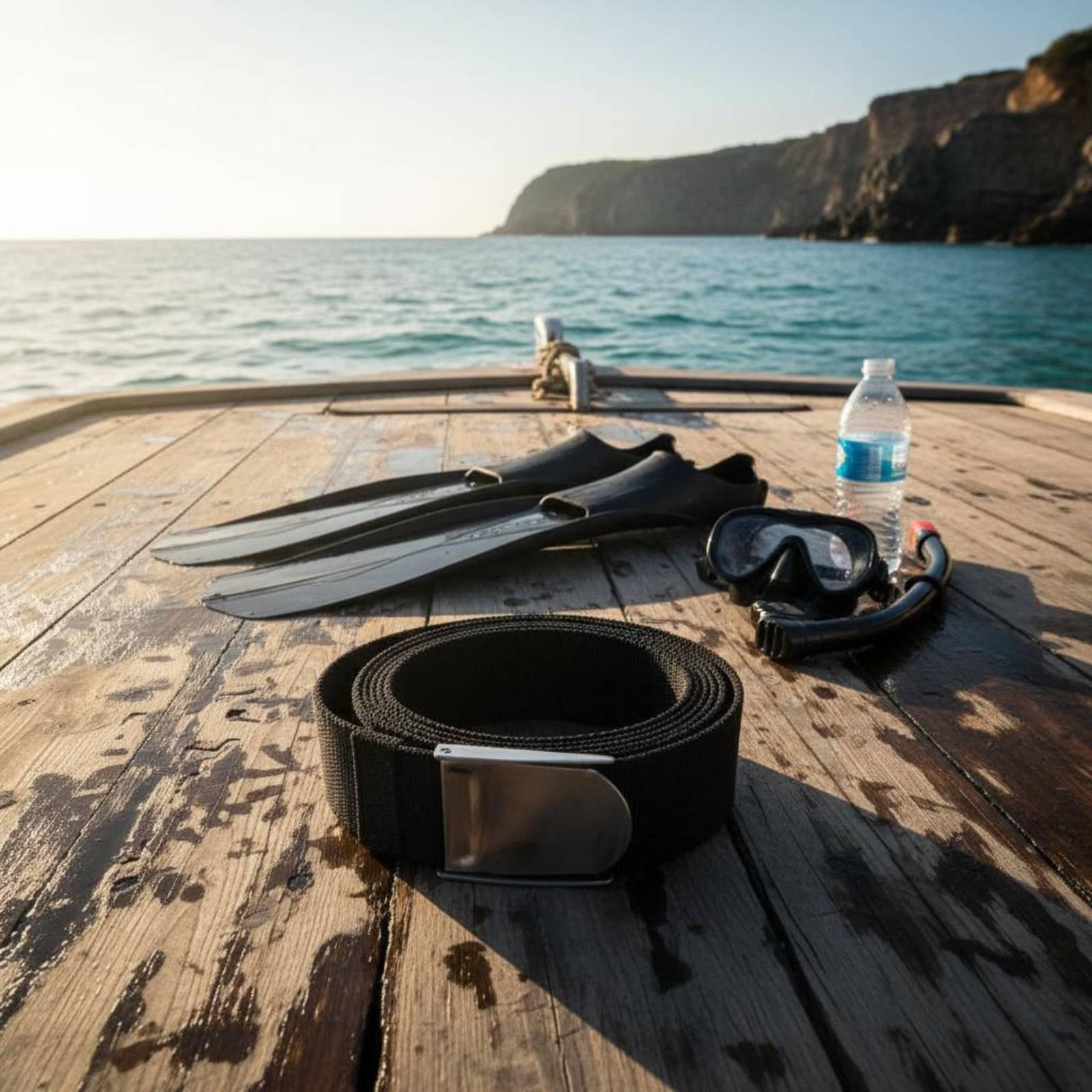 Freediving Weight Belt with Ru - Dive Weight Belt ulasan dan harga