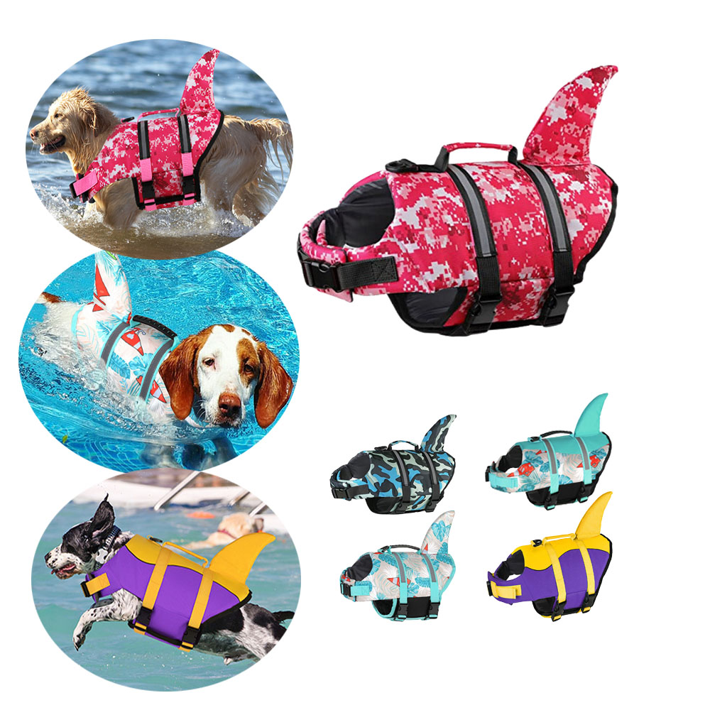 Dog Life Jacket Shark Ripstop  - Life Jacket Buoyancy ulasan dan harga