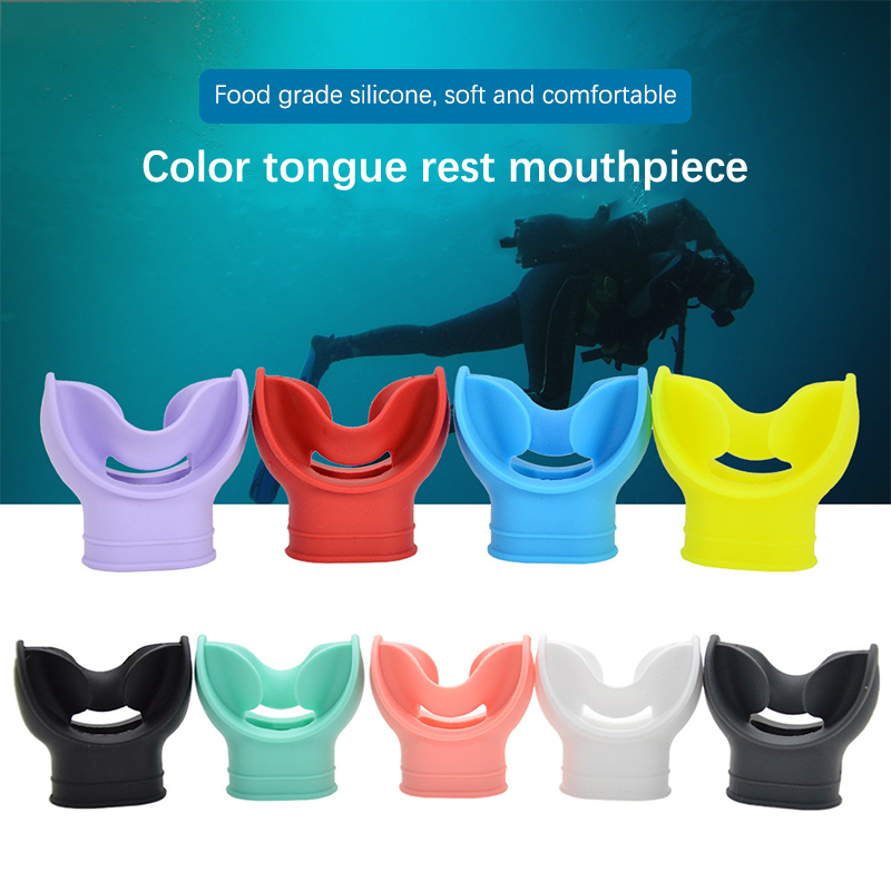 Silicone Snorkel Mouthpiece Co - Aquatic Diving ulasan dan harga